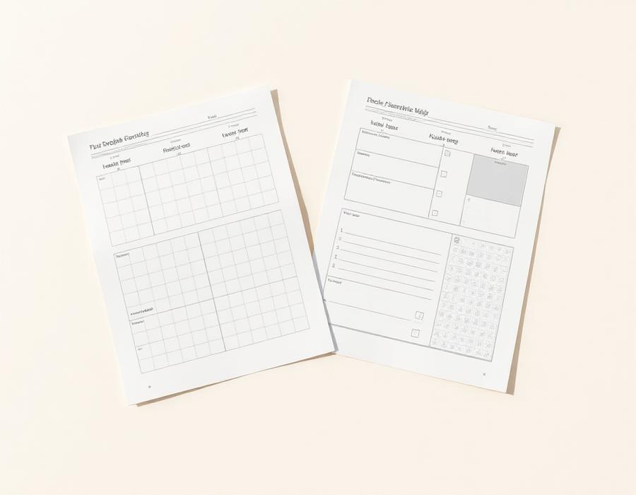 Mockup del bono 02: Pack de Fichas Imprimibles de Repaso