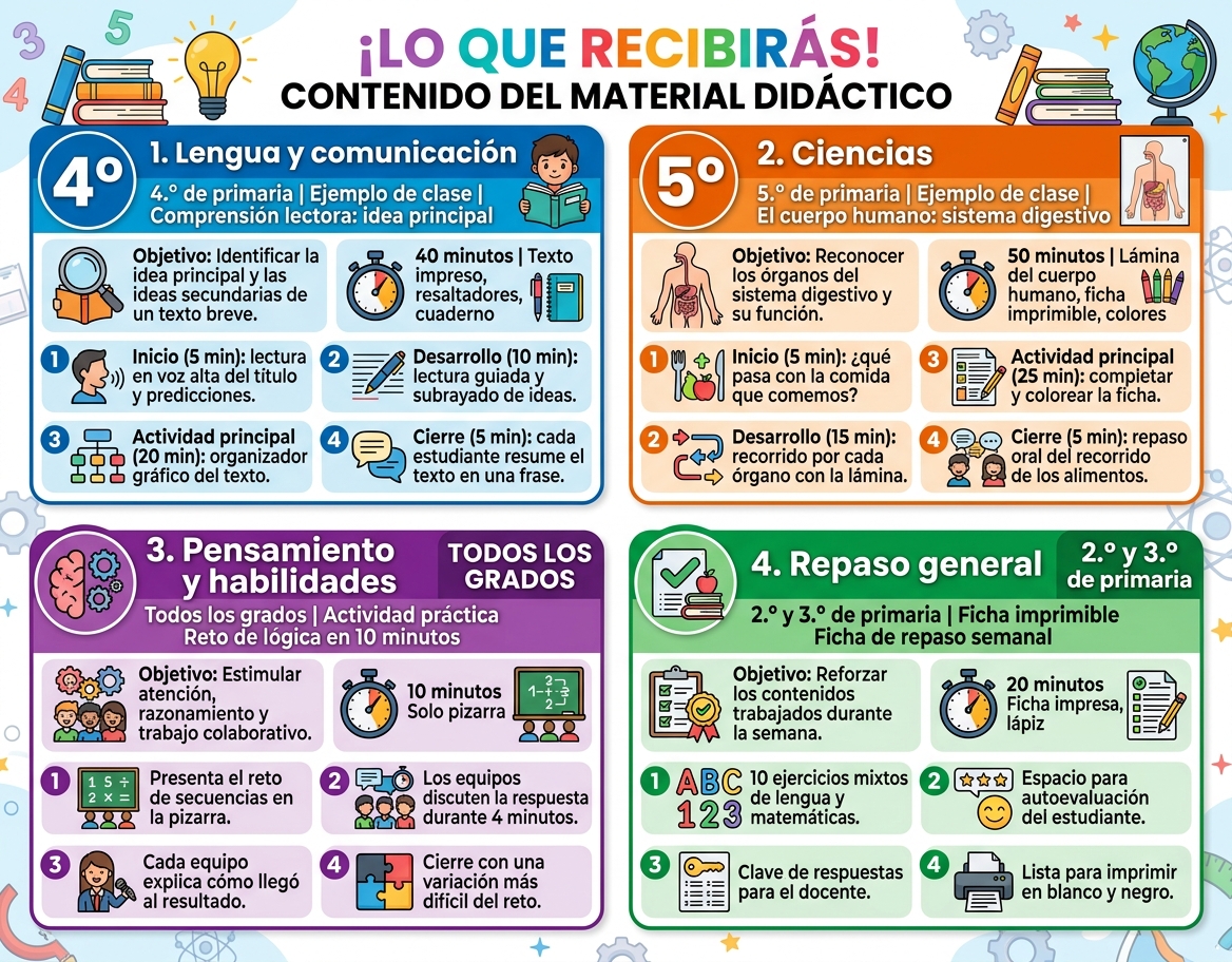 Comprensión lectora: idea principal