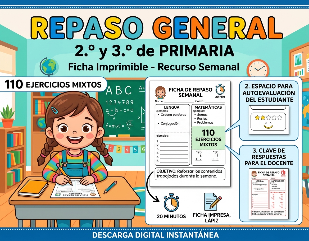 Ficha de repaso semanal